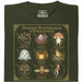 Dungeon Nourishables - Vista principal Camiseta Verde Oscuro