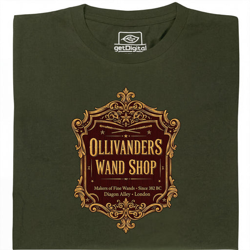 Ollivanders Wand Shop - Main view T-shirt Dark Green
