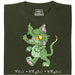 El Gato de Schrödinger - Edición Zombie - Vista principal Camiseta Verde Oscuro