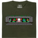 IT vs. Turtles - Vista principale T-Shirt Verde Scuro