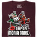 Super Moria Bros - Vista principal Camiseta Rojo oscuro