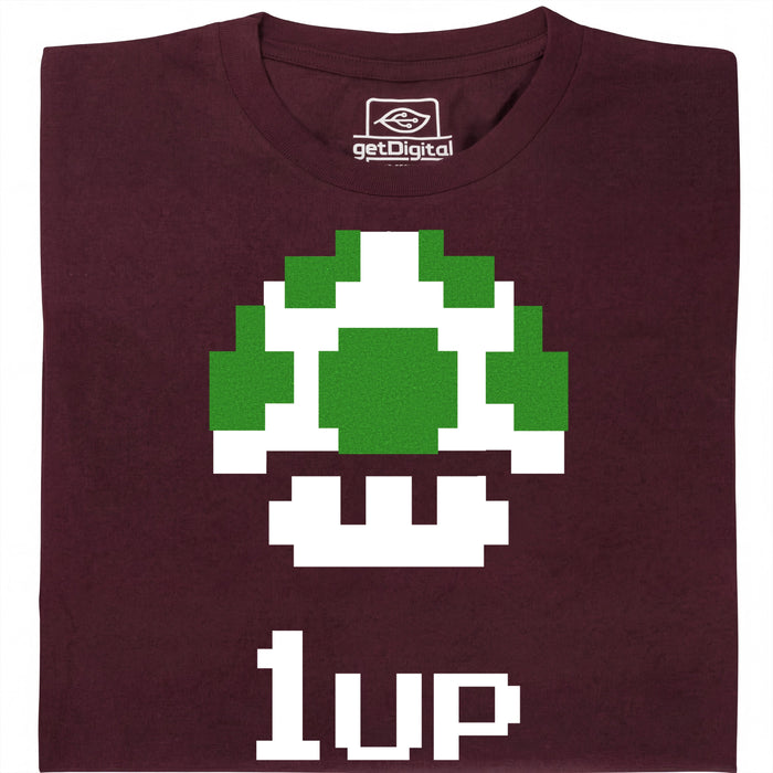 Shroom UP - Vista principale T-shirt Rosso Scuro