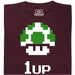 Shroom UP - Vista principale T-shirt Rosso Scuro