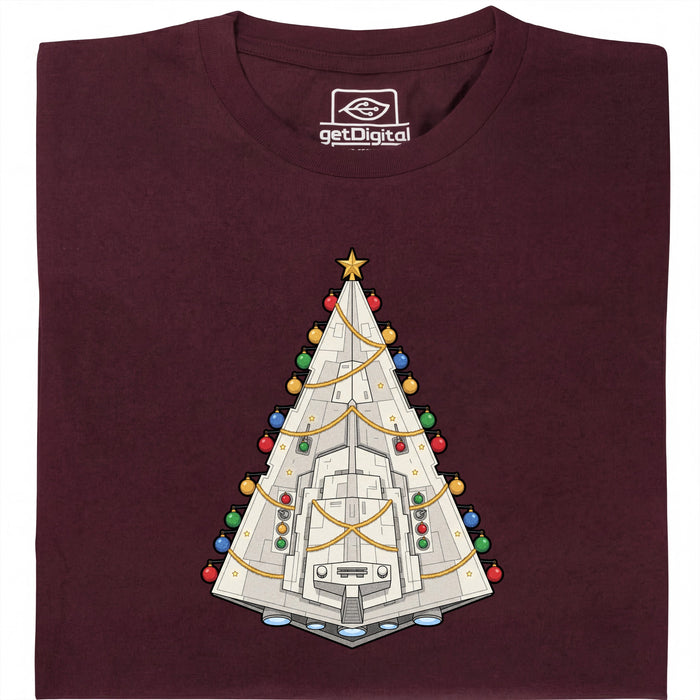 Tree Destroyer - Christmas by Imperial Decree - Main View T-Shirt Dark Red