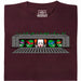 IT vs. Turtles - Vista principale T-Shirt Rosso Scuro