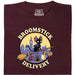 Broomstick Delivery - The Cat Takes Over the Delivery Service - Main view T-Shirt Dark Red