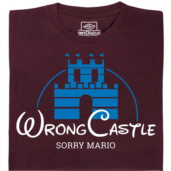 Sorry Mario - Vue principale T-shirt Rouge Foncé
