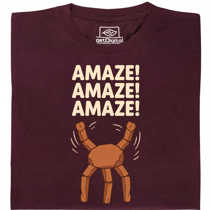 Amaze Amaze Amaze - Vista principal Camiseta Rojo oscuro