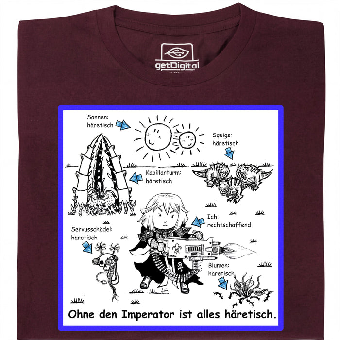 All Heretical! - Main view T-Shirt Dark Red