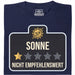 Soleil - Non Recommandé - Vue Principale T-Shirt Bleu Marine
