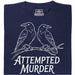 Attempted Murder - Main view T-shirt Navy Blue