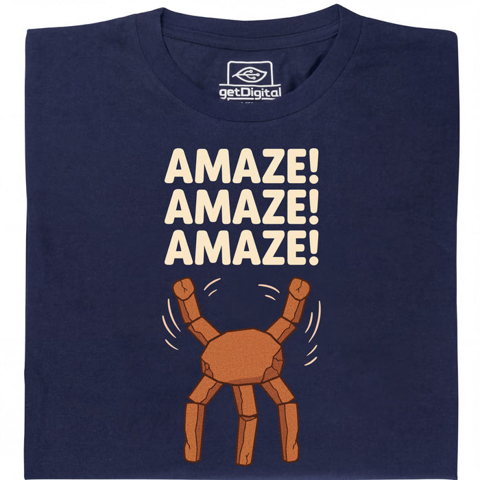 Amaze Amaze Amaze - Vista principal Camiseta Azul marino