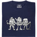 Ctrl Alt Del - La Banda Más Dura del Teclado - Vista Principal Camiseta Azul Marino