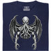 Cthulhu - De Grote Oude - Vooraanzicht T-Shirt Marineblauw