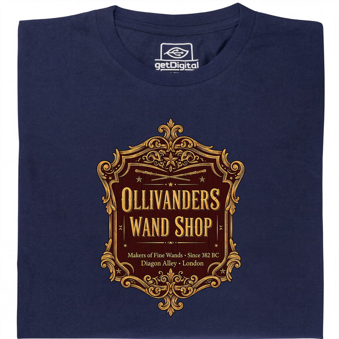 Ollivanders Wand Shop - Main view T-shirt Navy Blue