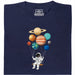 Cosmic Swing - Vista principal Camiseta Azul Marino