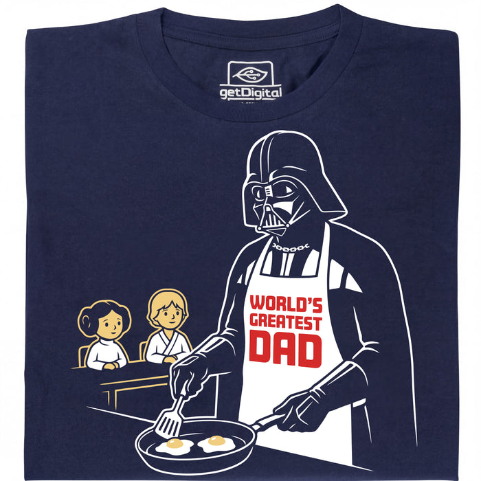 World's Greatest Dad - Vue principale T-shirt Bleu marine