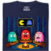 Feu de Camp 8-Bit - Vue principale T-Shirt Bleu Marine