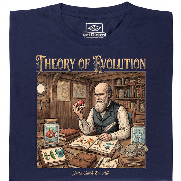Theory of Evolution - Main view T-Shirt Navy Blue
