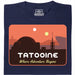 Where Adventure Begins - Vista principale T-shirt Blu Navy