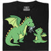 Dragon Parenting - Vue principale T-Shirt Noir