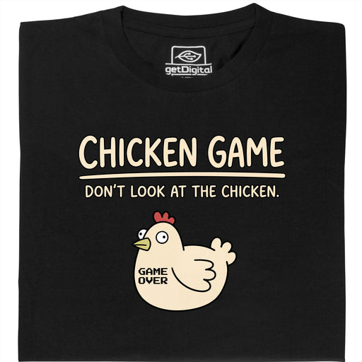Chicken Game - Vista principal Camiseta Negro