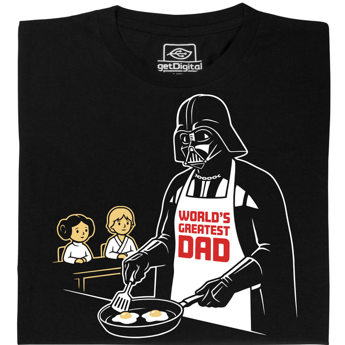 World's Greatest Dad - Vue principale T-shirt Noir