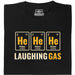 Lachgas - Hauptansicht T-Shirt Schwarz