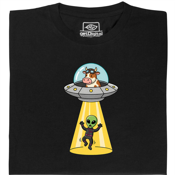 Revenge of the Cow - Hauptansicht T-Shirt Schwarz