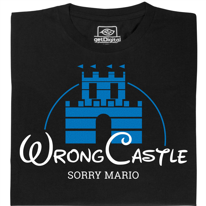 Sorry Mario - Vue principale T-shirt Noir