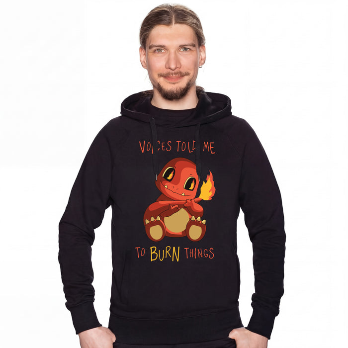 Voices Told Me To Burn Things - Hoodie Man David