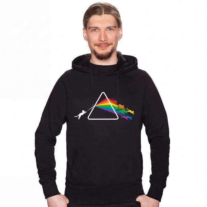 Dark Side of the Cat  - Hoodie Mann David