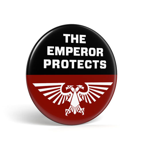 Geek Button: The Emperor Protects