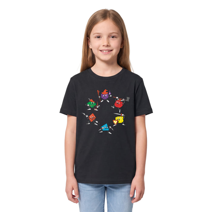 RPG Dice - Kindershirt Model Mädchen 1
