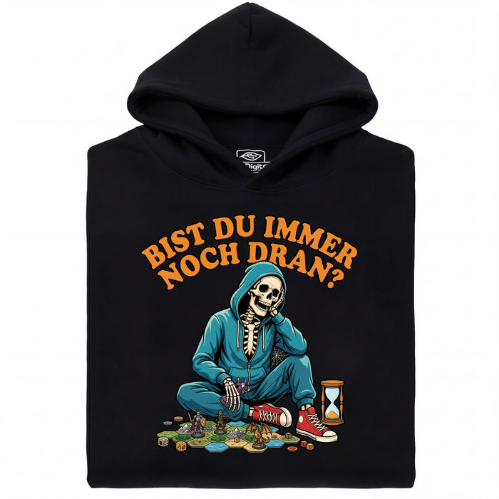 ¿Todavía es tu turno? - Vista principal Sudadera Negro