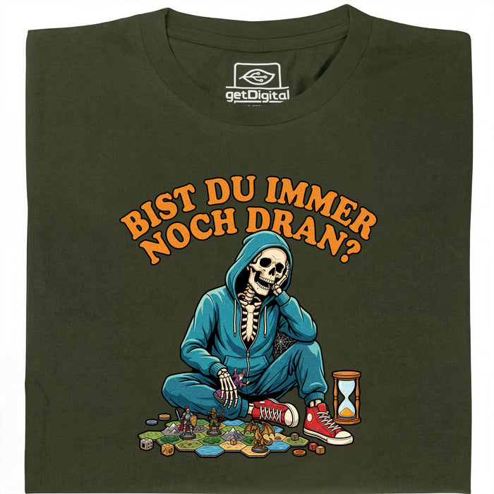 ¿Todavía es tu turno? - Vista principal Camiseta Verde Oscuro