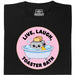 Live, Laugh, Toaster Bath - Hauptansicht T-Shirt Schwarz