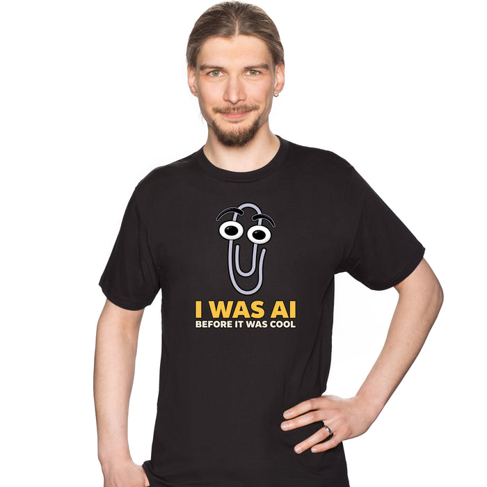 I Was AI Before It Was Cool - Maglietta Uomo David