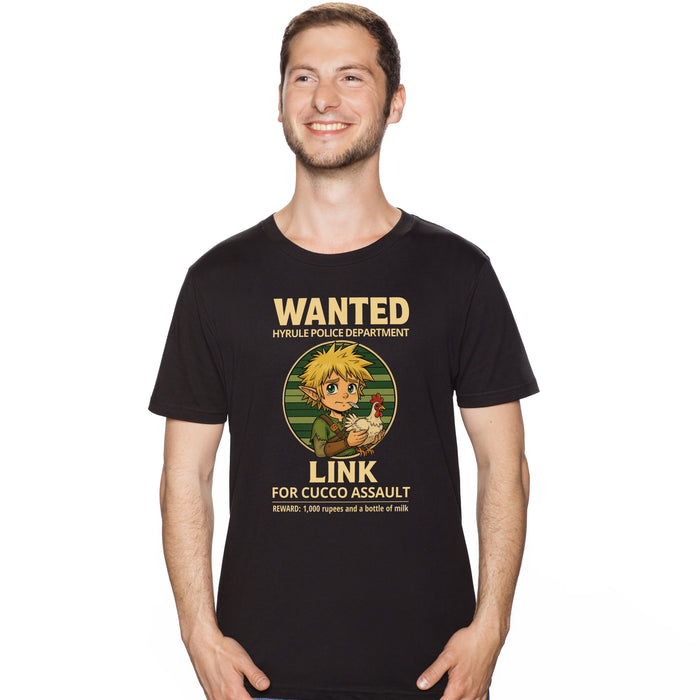 Wanted for Cucco Assault - T-Shirt Mann Tobi