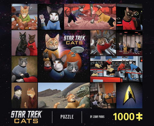 Star Trek Cats 1000 Piece Puzzle - Cats in Space