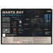 Kit de Construcción Electrónico 3D de Mantarraya Mecánica con Iluminación