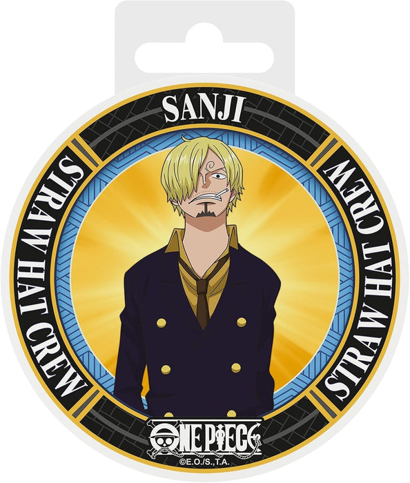 One Piece ceramic coaster with Sanji design, product overview