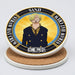 One Piece ceramic coaster with Sanji design, front view
