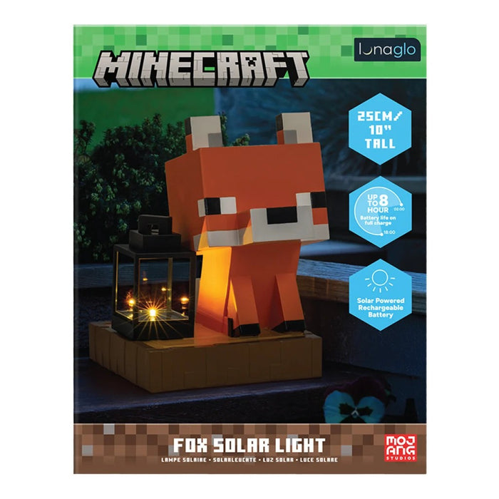 Lampe Solaire Renard Minecraft