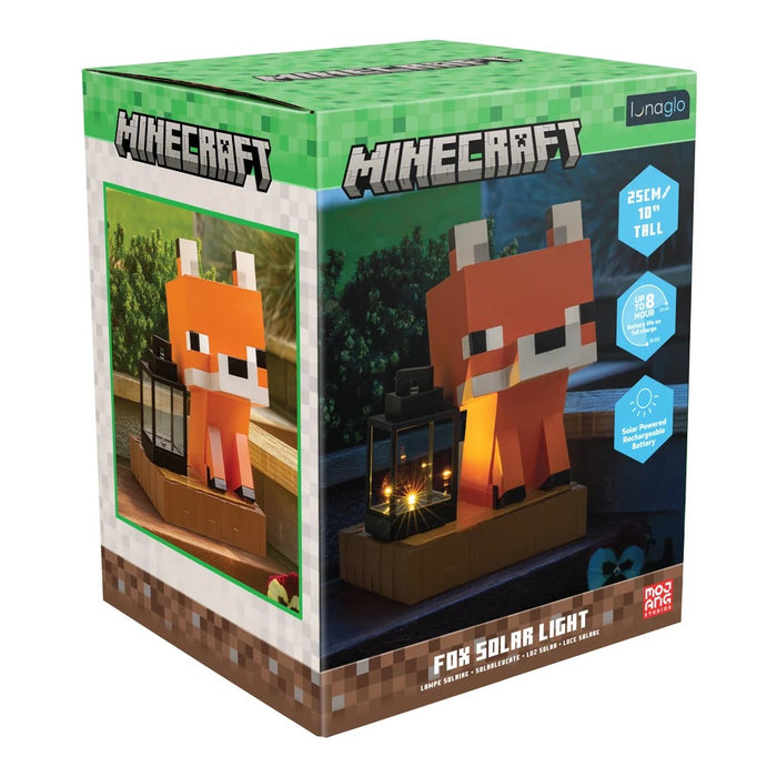 Lampe Solaire Renard Minecraft