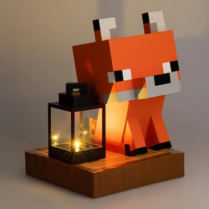 Lampe Solaire Renard Minecraft