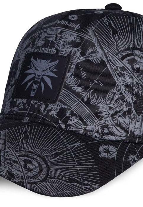The Witcher Baseballcap Logo Schwarz