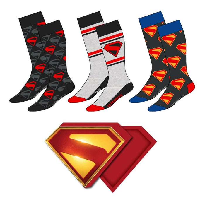 Calcetines DC Comics Superman en pack de 3