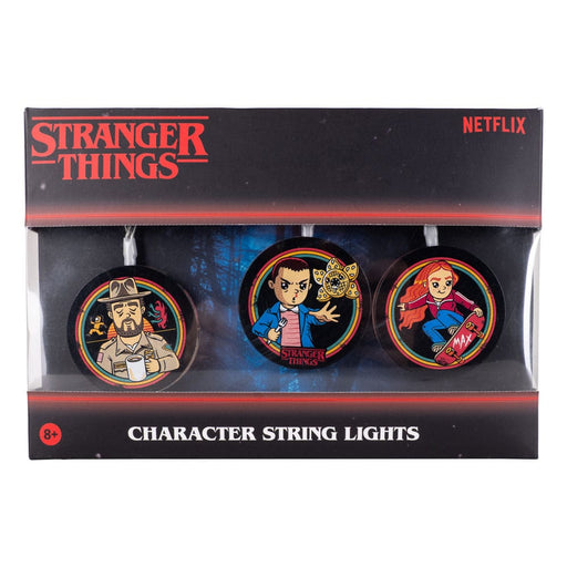 Guirnalda de luces Stranger Things personajes