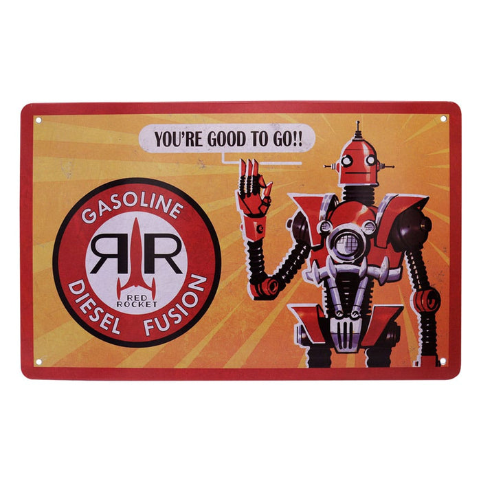 Fallout lot de 3 plaques en métal (Vault-Tec, Red Rocket, Nuka Cola)